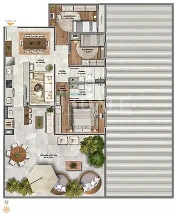 Planta Estrelatto 104