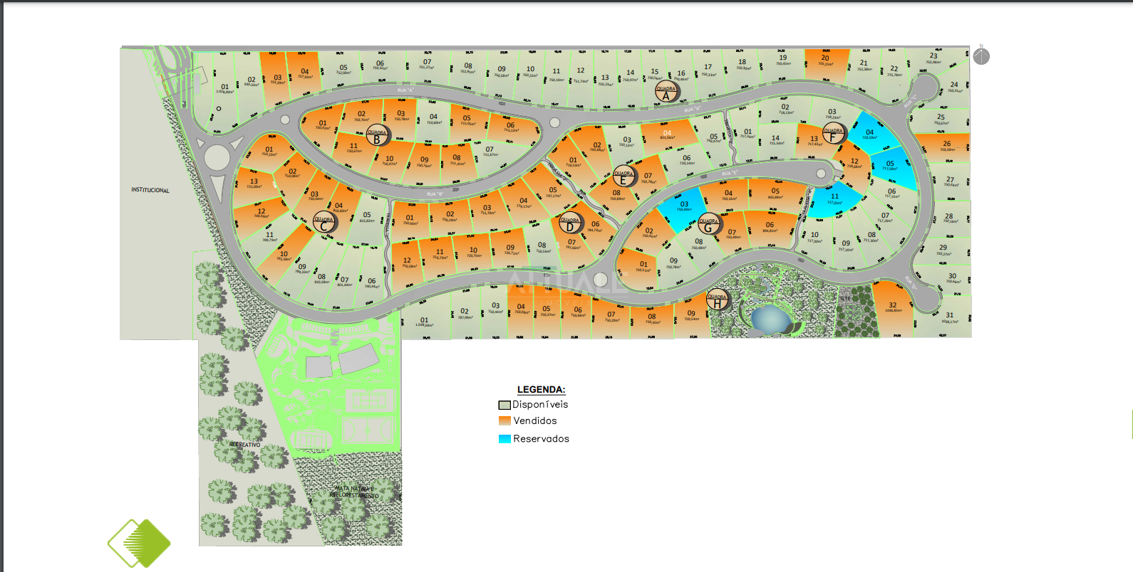 Mapa Vicinno
